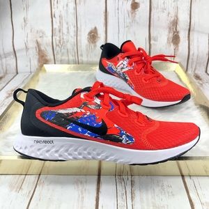 nike with flowers sneakers